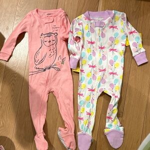 Spring PJ onesies 18m